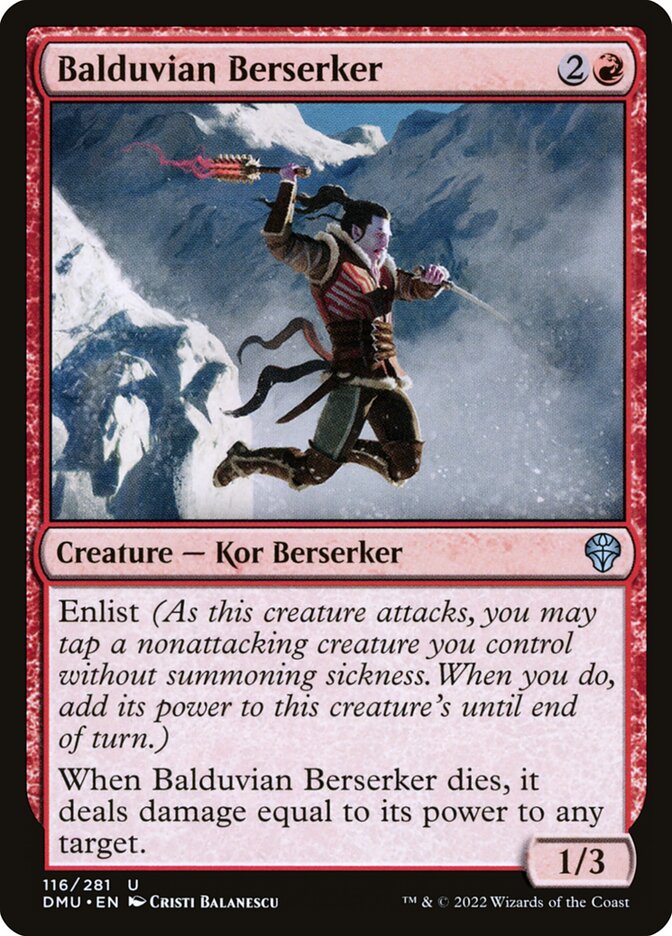 Balduvian Berserker [Dominaria United] (116)