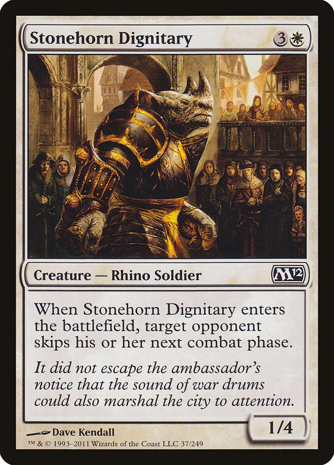 Stonehorn Dignitary [Magic 2012] (37)