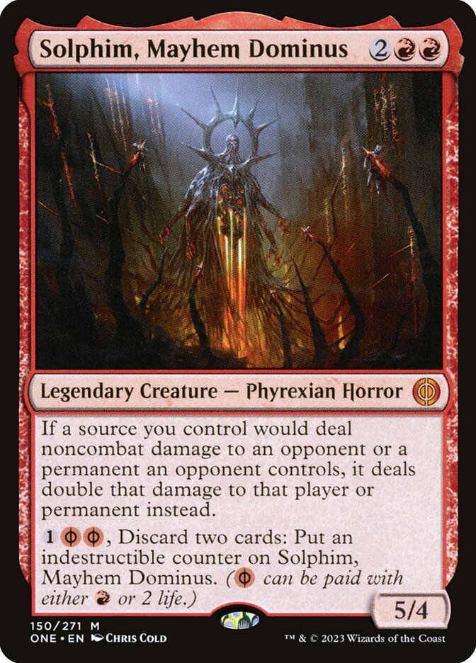 Solphim, Mayhem Dominus [Phyrexia: All Will Be One] (150)