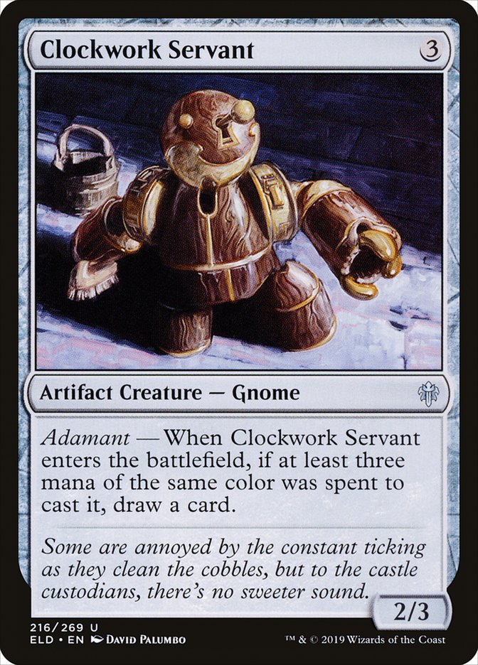 Clockwork Servant [Throne of Eldraine] (216)