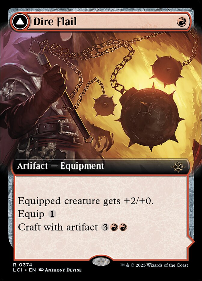 Dire Flail // Dire Blunderbuss [The Lost Caverns of Ixalan] (374)