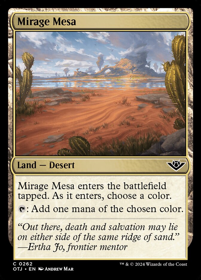 Mirage Mesa [Outlaws of Thunder Junction] (262)