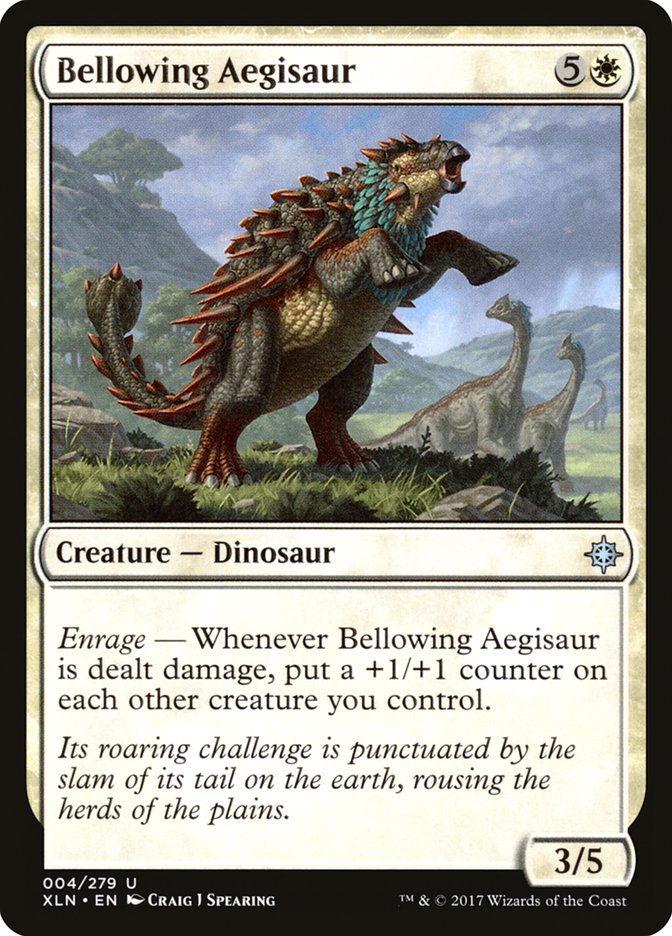 Bellowing Aegisaur [Ixalan] (4)