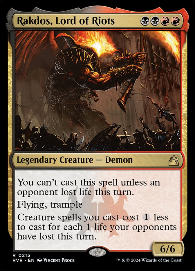 Rakdos, Lord of Riots [Ravnica Remastered] (215)