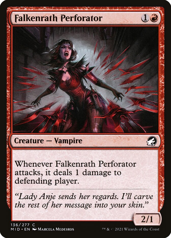 Falkenrath Perforator [Innistrad: Midnight Hunt] (136)