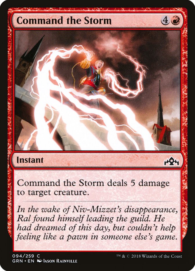 Command the Storm [Guilds of Ravnica] (94)