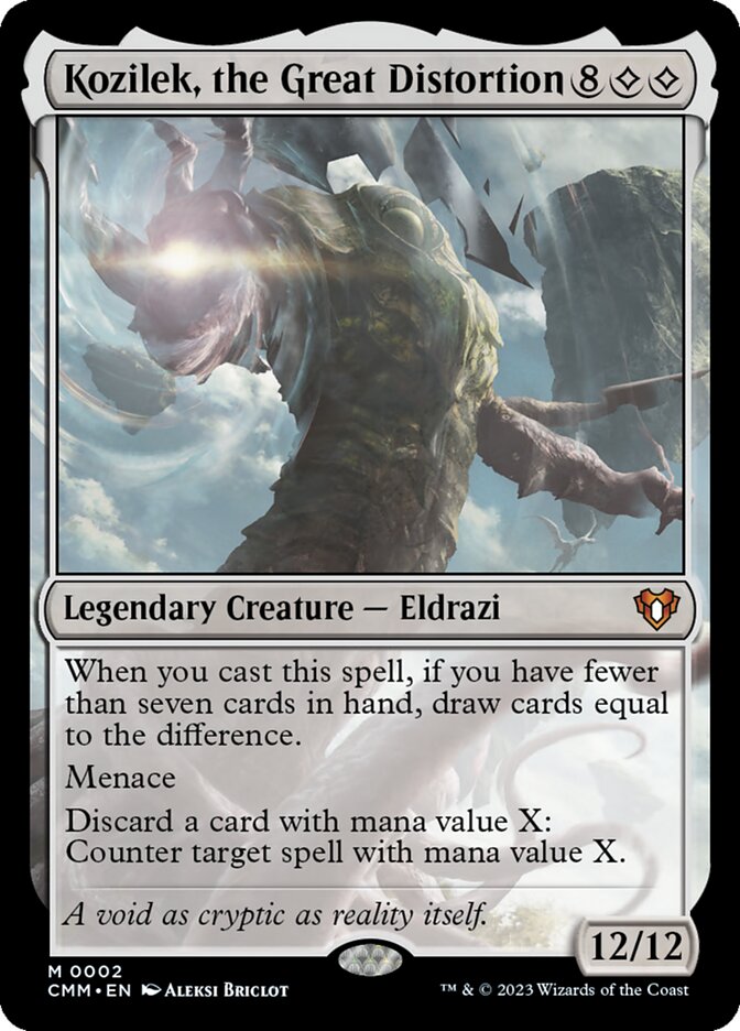 Kozilek, the Great Distortion [Commander Masters] (2)