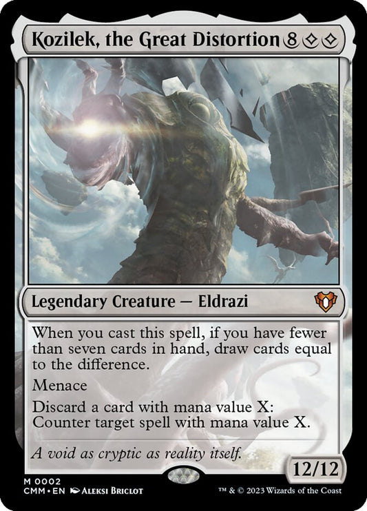 Kozilek, the Great Distortion [Commander Masters] (2)