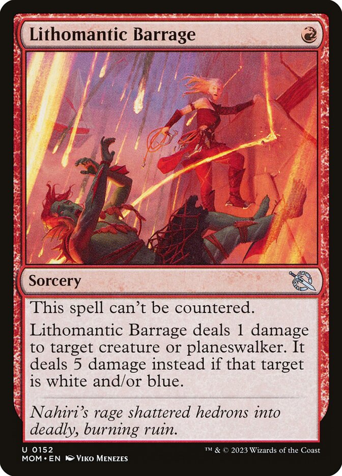 Lithomantic Barrage [March of the Machine] (152)