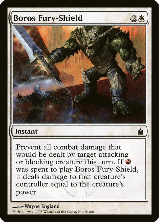 Boros Fury-Shield [Ravnica: City of Guilds] (5)