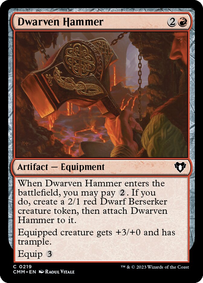 Dwarven Hammer [Commander Masters] (219)