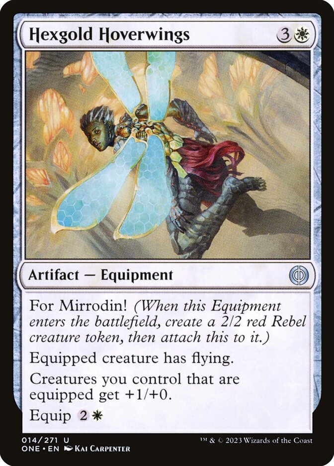 Hexgold Hoverwings [Phyrexia: All Will Be One] (14)