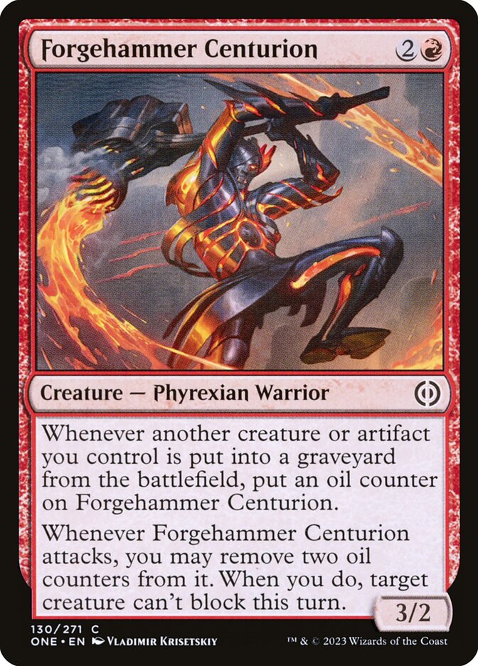 Forgehammer Centurion [Phyrexia: All Will Be One] (130)