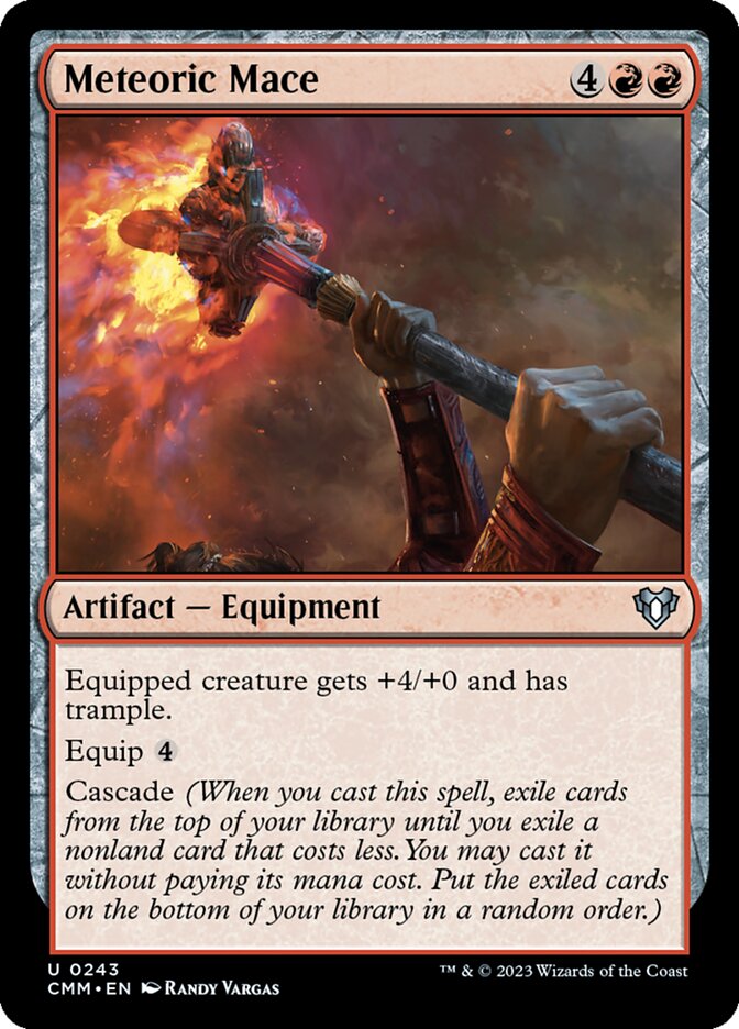 Meteoric Mace [Commander Masters] (243)