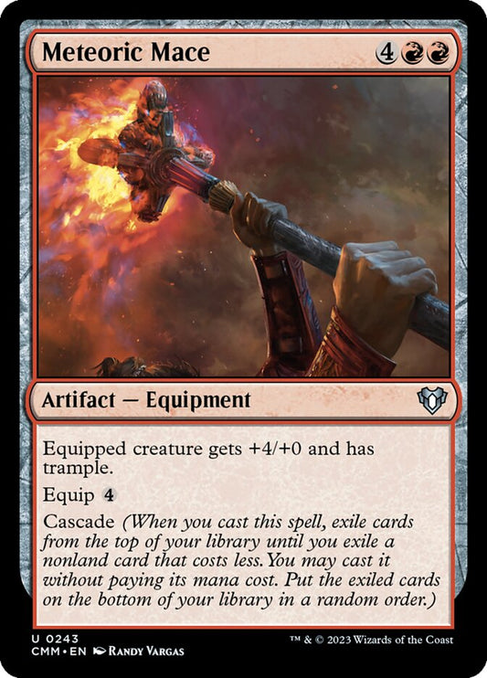 Meteoric Mace [Commander Masters] (243)