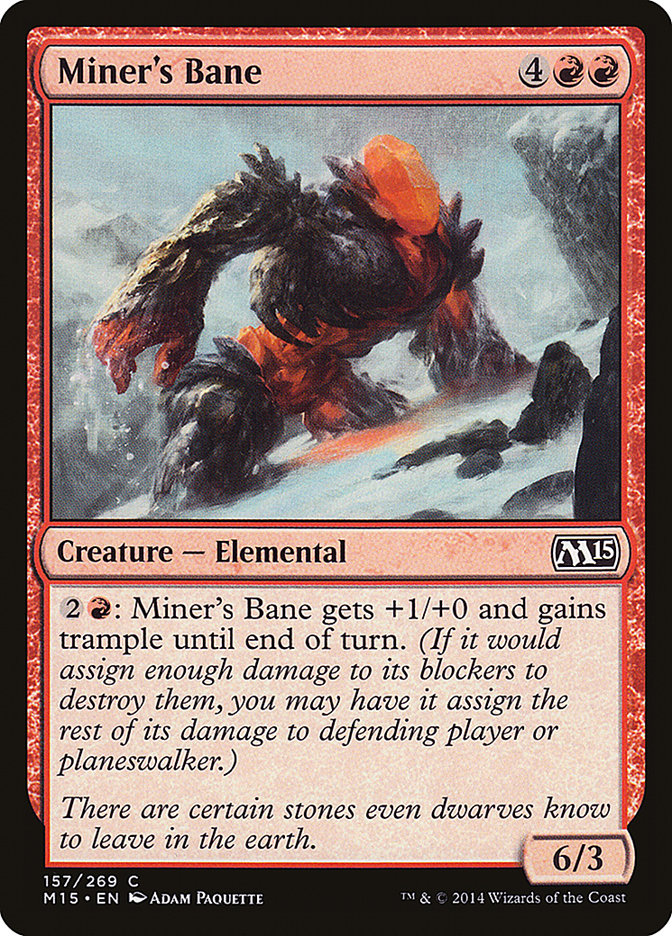 Miner's Bane [Magic 2015] (157)