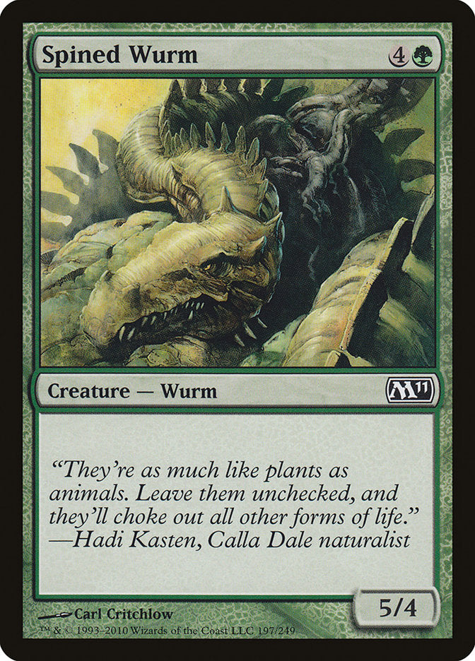 Spined Wurm [Magic 2011] (197)