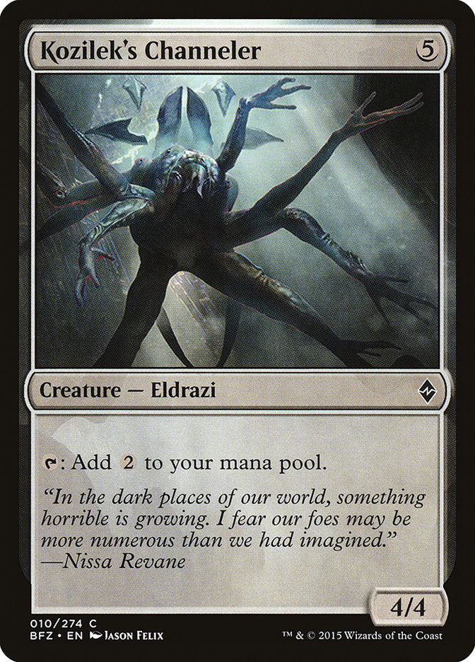 Kozilek's Channeler [Battle for Zendikar] (10)