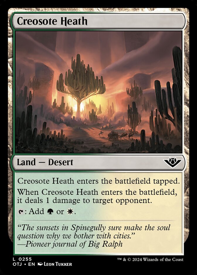 Creosote Heath [Outlaws of Thunder Junction] (255)