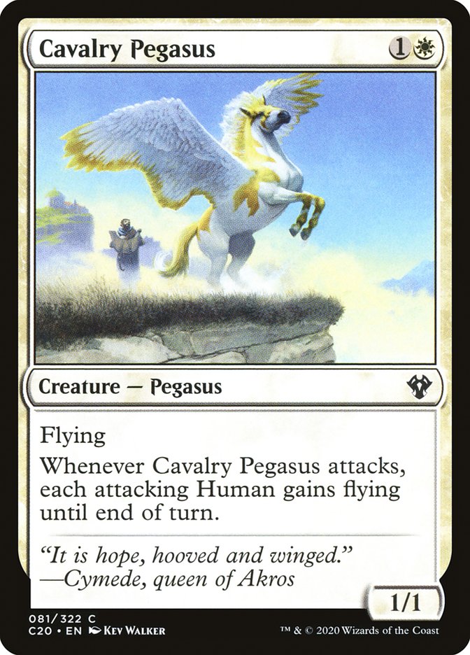 Cavalry Pegasus [Commander 2020] (81)
