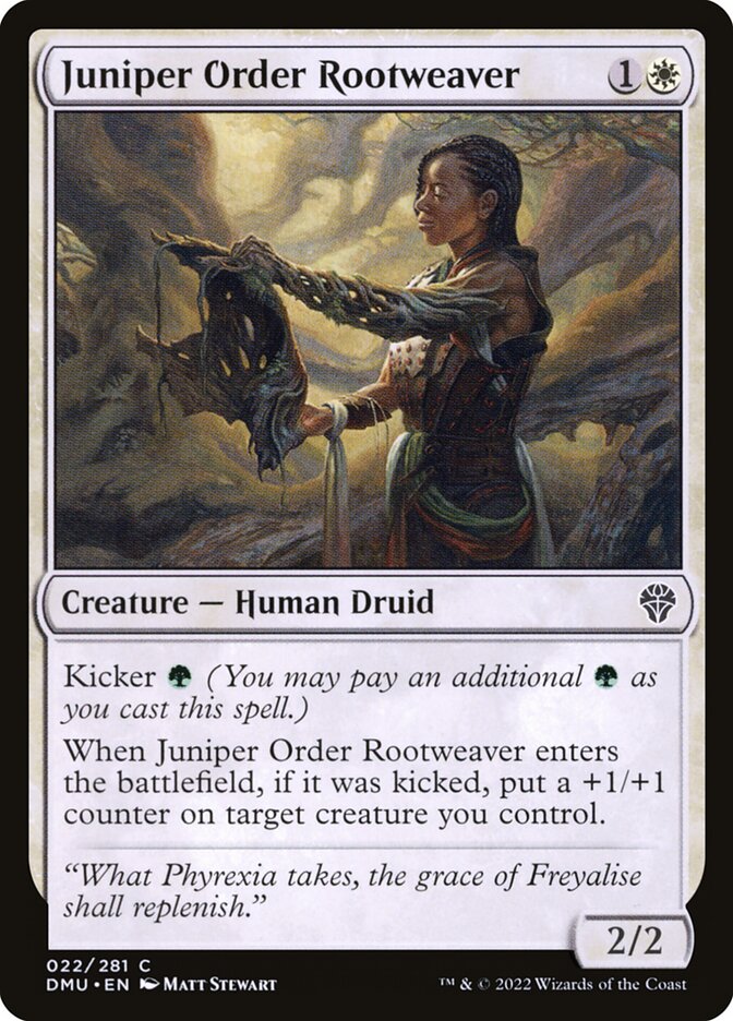 Juniper Order Rootweaver [Dominaria United] (22)