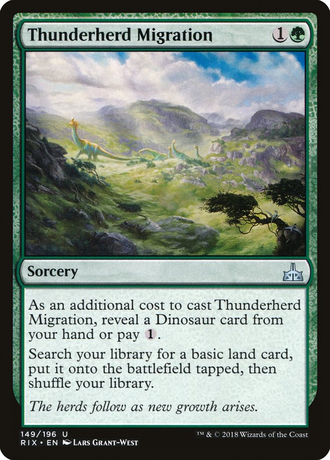 Thunderherd Migration [Rivals of Ixalan] (149)