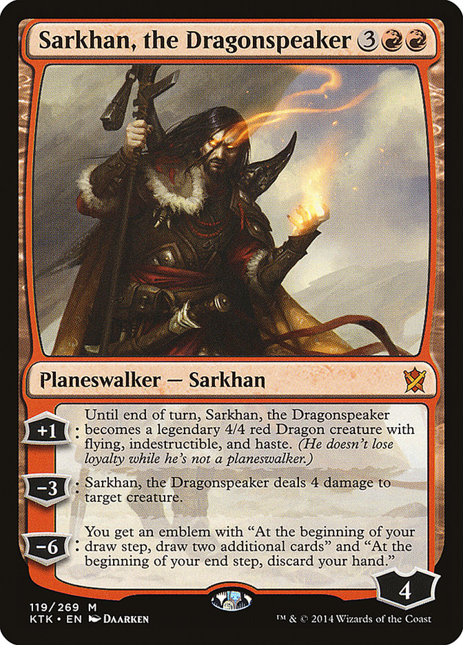 Sarkhan, the Dragonspeaker [Khans of Tarkir] (119)