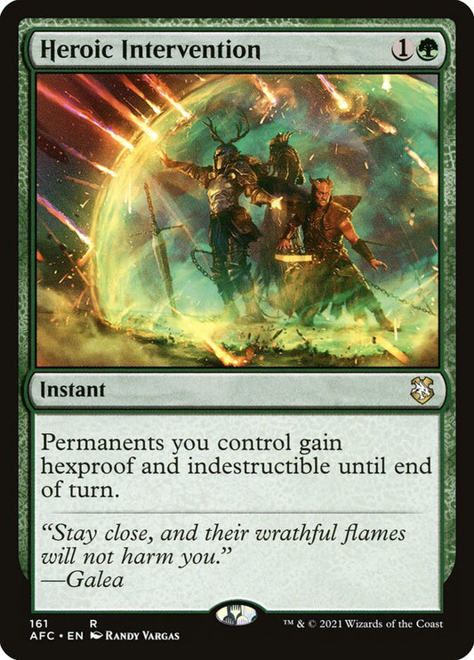 Heroic Intervention [Forgotten Realms Commander] (161)