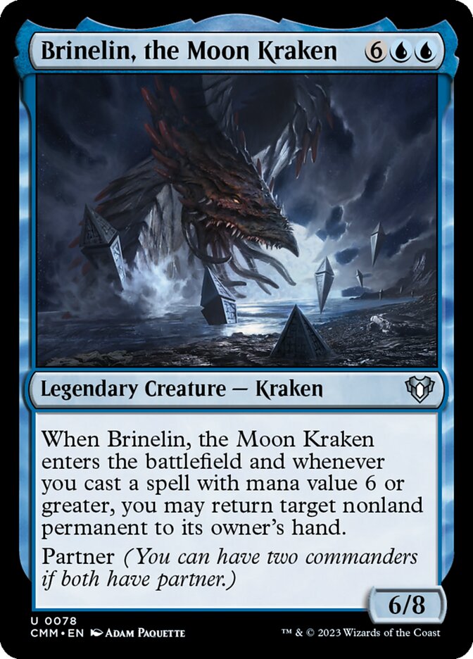 Brinelin, the Moon Kraken [Commander Masters] (78)