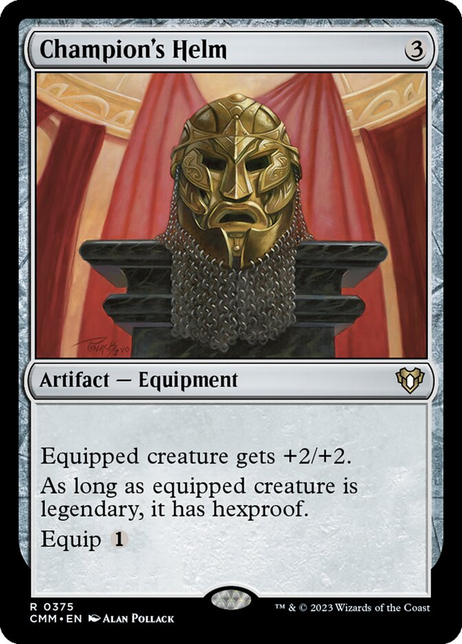 Champion's Helm [Commander Masters] (375)