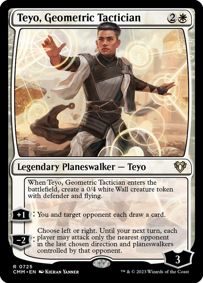 Teyo, Geometric Tactician [Commander Masters] (725)