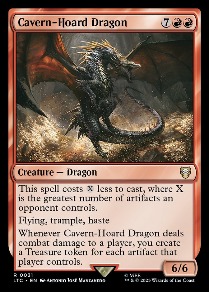 Cavern-Hoard Dragon [Tales of Middle-earth Commander] (31)