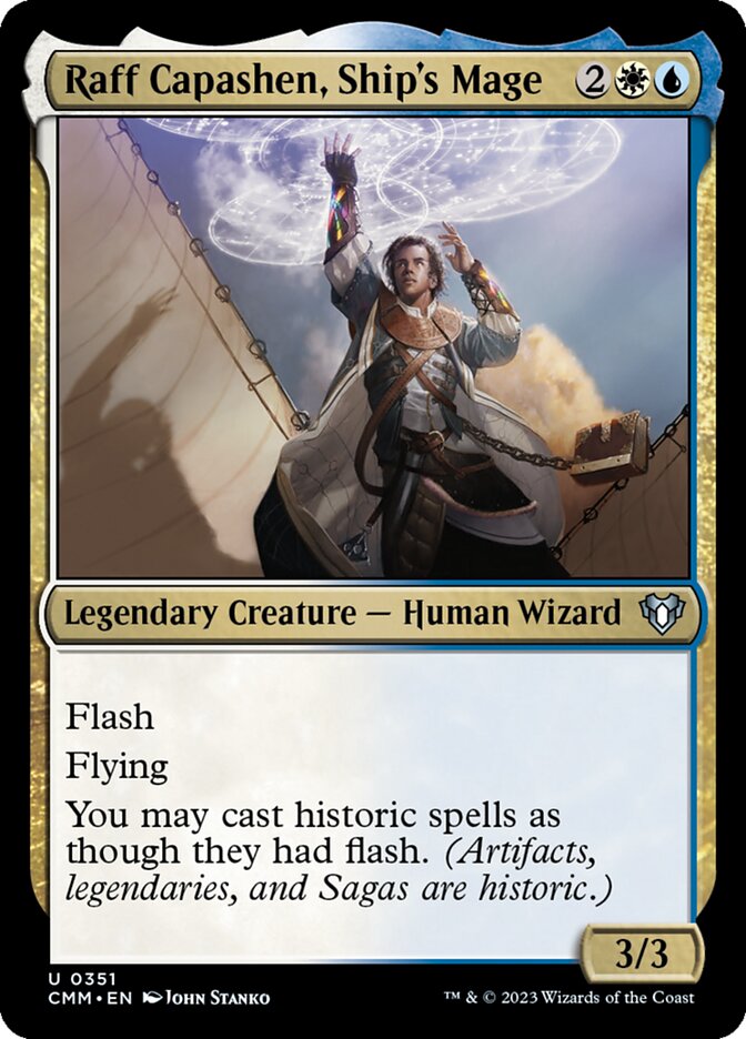 Raff Capashen, Ship's Mage [Commander Masters] (351)