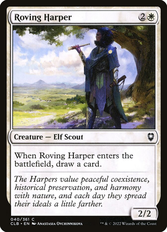 Roving Harper [Commander Legends: Battle for Baldur's Gate] (40)