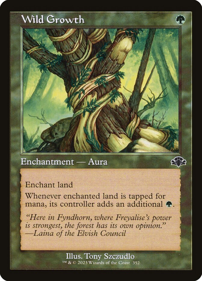 Wild Growth [Dominaria Remastered] (352)