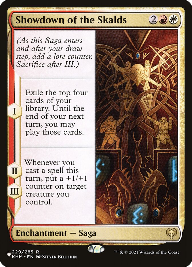 Showdown of the Skalds [The List] (KHM-229)