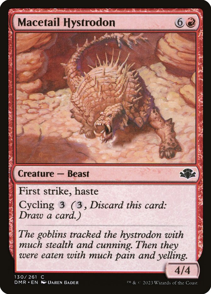 Macetail Hystrodon [Dominaria Remastered] (130)