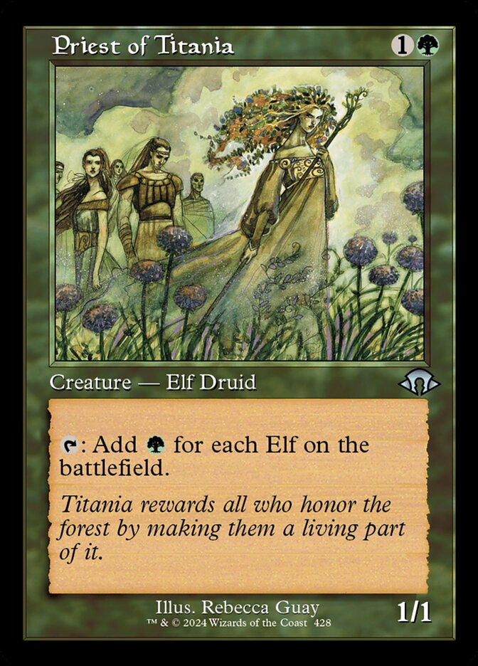 Priest of Titania [Modern Horizons 3] (428)