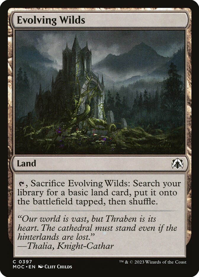 Evolving Wilds [March of the Machine Commander] (397)