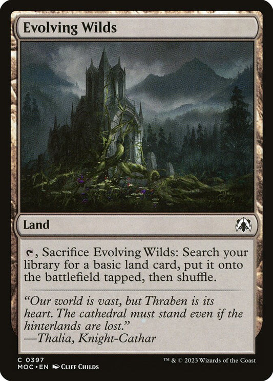 Evolving Wilds [March of the Machine Commander] (397)