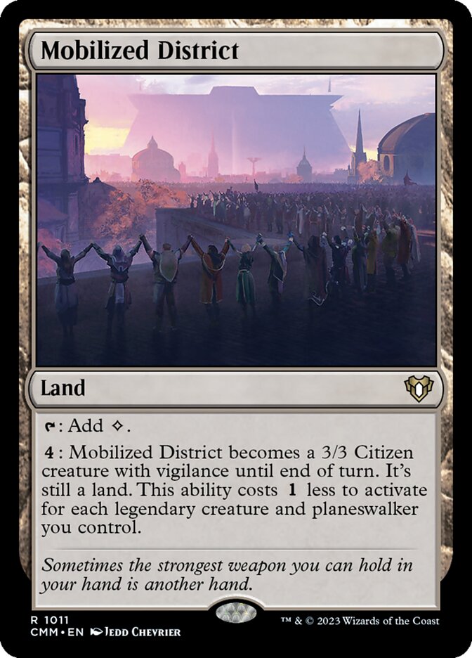 Mobilized District [Commander Masters] (1011)