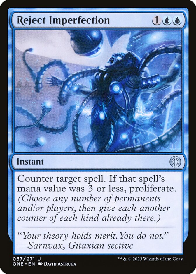 Reject Imperfection [Phyrexia: All Will Be One] (67)
