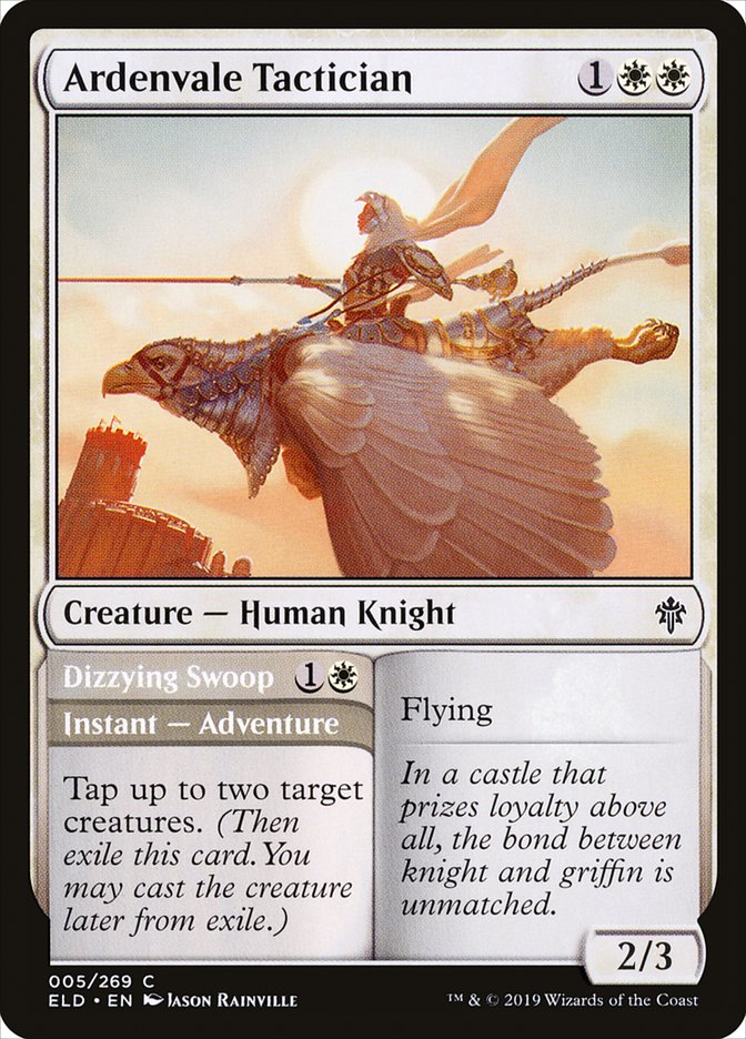 Ardenvale Tactician // Dizzying Swoop [Throne of Eldraine] (5)