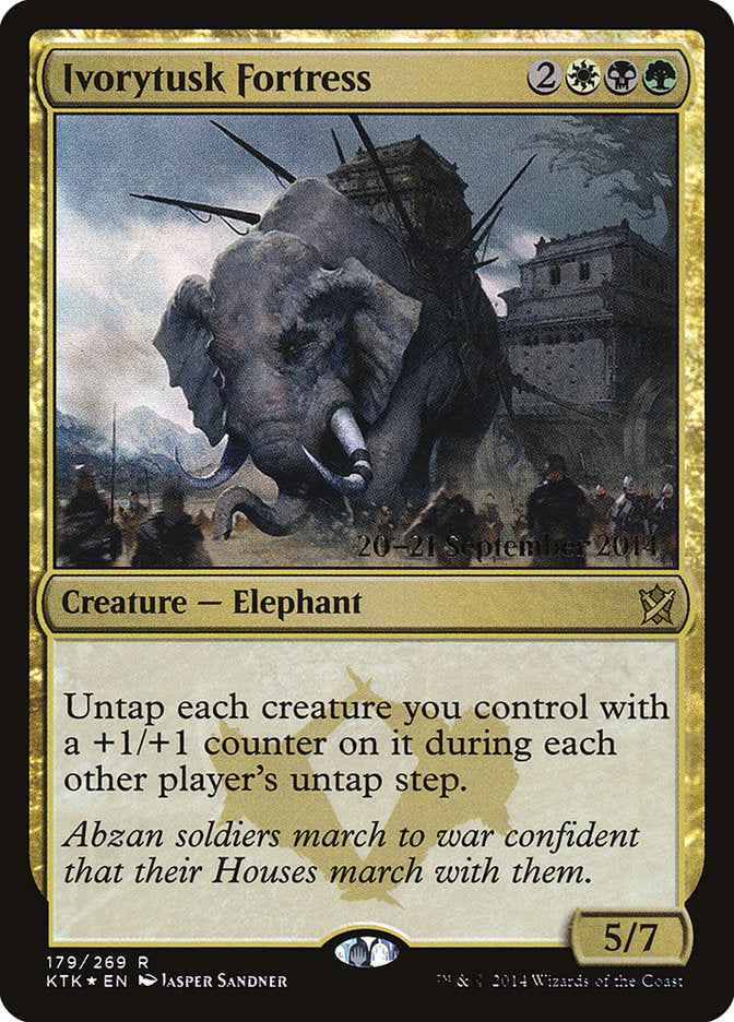 Ivorytusk Fortress [Khans of Tarkir Promos] (179s)