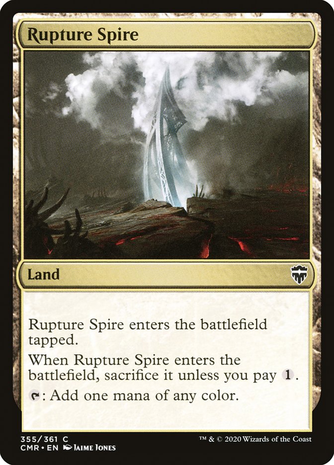 Rupture Spire [Commander Legends] (355)