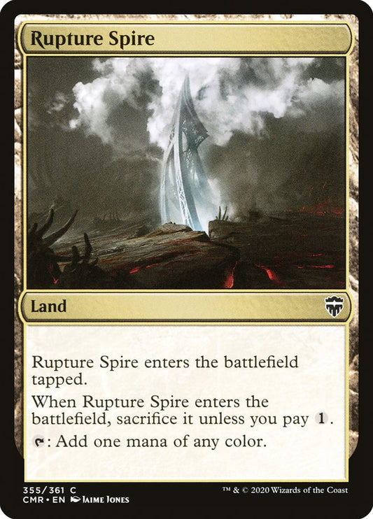 Rupture Spire [Commander Legends] (355)
