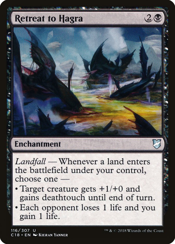Retreat to Hagra [Commander 2018] (116)