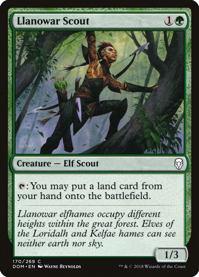 Llanowar Scout [Dominaria] (170)