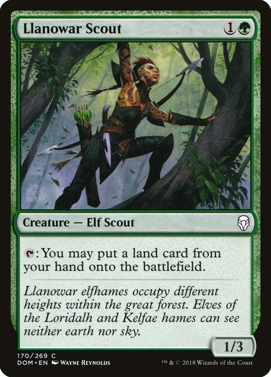Llanowar Scout [Dominaria] (170)