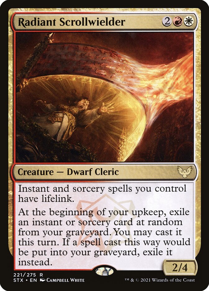 Radiant Scrollwielder [Strixhaven: School of Mages] (221)
